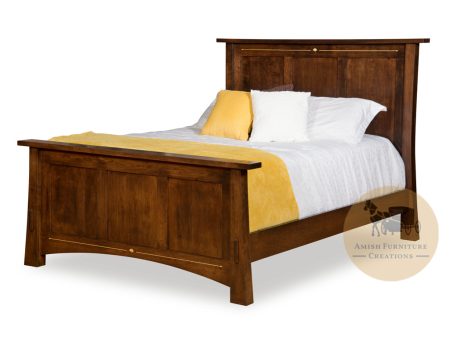 Castlebrook Bed with Panel Headboard and Footboard - King size Discount