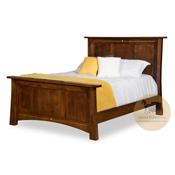 Castlebrook Bed with Panel Headboard and Footboard - King size Discount