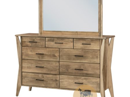 Winston 9 Drawer Dresser with Mirror Online Sale