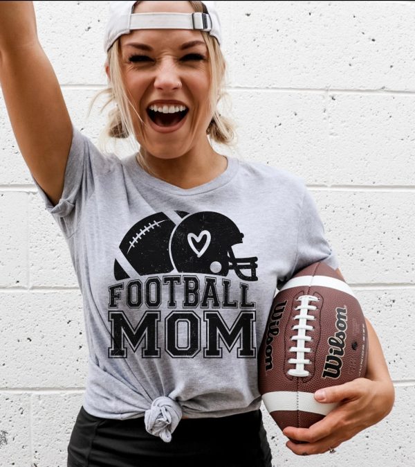 Glitter Football Mom on Sale