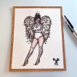 Angel Pinup Original Painting on Sale