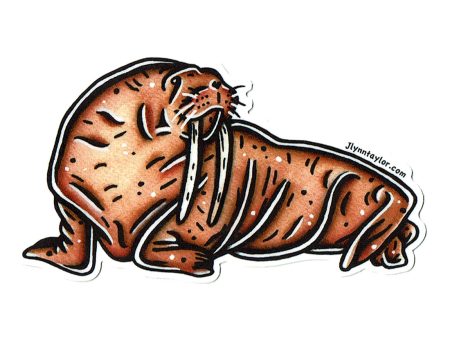 Pacific Walrus Sticker Sale