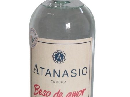 Tequila ATANASIO Blanco BESO DE AMOR 100% Agave - 750ml For Cheap