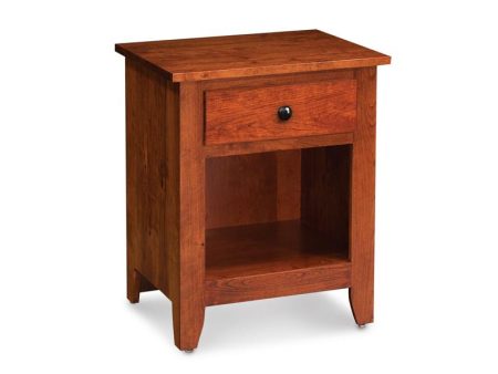 Shenandoah Nightstand with 1 Drawer - Character Cherry For Sale