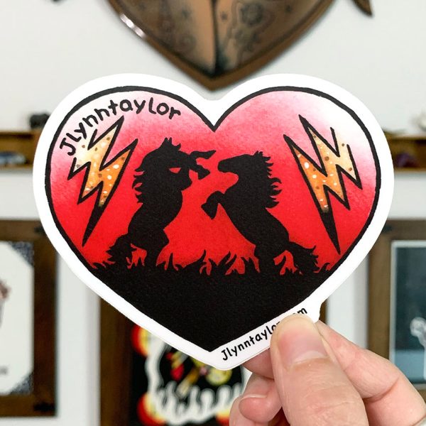 Wild Heart Sticker For Cheap