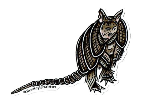 Nine-Banded Armadillo Sticker Sale