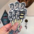 Honey Bee Pinup Sticker Cheap