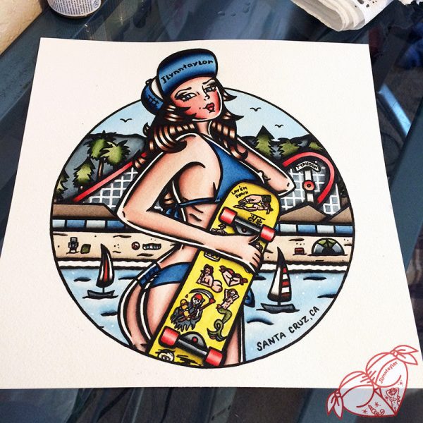 Pinup Dot Original Painting Sale