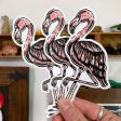 American Flamingo Sticker Hot on Sale