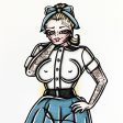 Poodle Skirt Pinup Print For Discount