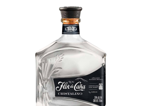 RON FLOR DE CAÑA CRISTALINO 750 ML For Discount