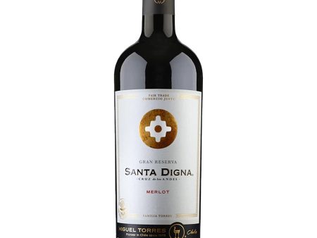 VINO TINTO SANTA DIGNA RESERVA MERLOT 750 ML on Sale