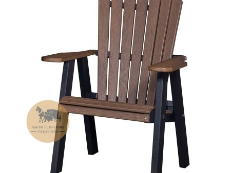 Outdoor Poly Lumber Adirondack Stationary Chair For Discount