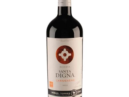 VINO TINTO SANTA DIGNA RESERVA CARMENERE 750 ML Online Sale