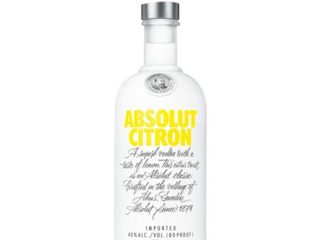 VODKA ABSOLUT CITRON 750 ML Supply