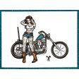 Ironhead Chopper Pinup Painting Fashion