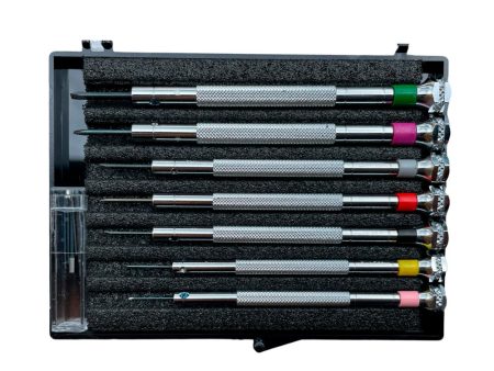 Destornilladores de relojería Beco Technic set de 7 unidades 0.60 a 2.00 mm Fashion