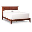 Shenandoah Bed with Panel Headboard and Wood Frame - Full size - Character Cherry For Discount