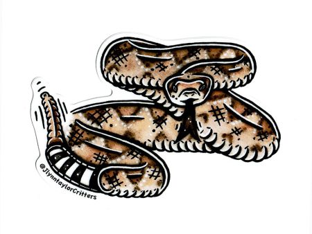 Western Diamondback Rattlesnake Sticker Fashion