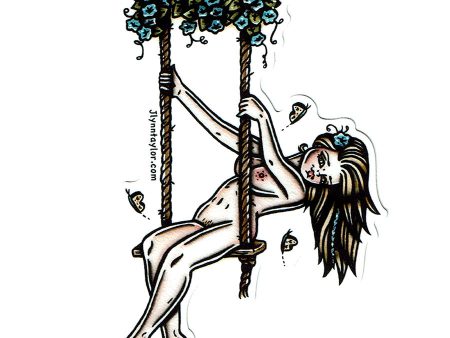 Swing Pinup Sticker Hot on Sale