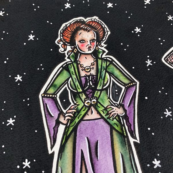 Sanderson Sisters Original Painting Fashion