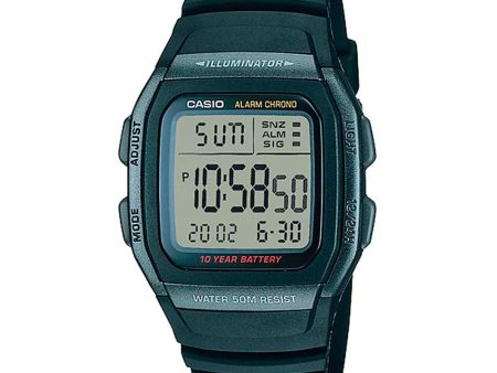 Reloj Casio Vintage W-96H-1BVDF Alarm Chrono Negro Online Sale