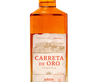 Tequila CARRETA DE ORO Añejo 40 100% Agave - 750ml Online Hot Sale