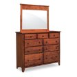 Shenandoah 9 Drawer Dresser with Mirror - Character Cherry Supply