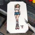 Roller Girl Print Online