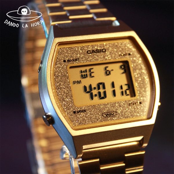 Reloj Casio Vintage B640WGG-9DF Dorado Metálico Glitter Online now