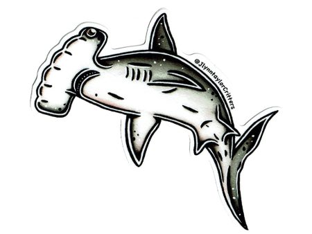 Scalloped Hammerhead Shark Sticker Discount