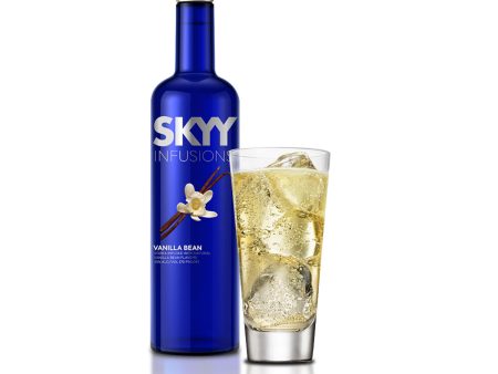 VODKA SKYY INFUSIONS VANILLA BEAN 750 ML Supply