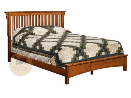 Bungalow Spindle Bed with Low Footboard - King size Discount