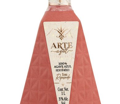 Tequila ARTE AZUL ROSA reposado 100% Agave - 1000ml For Sale