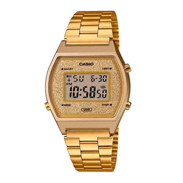 Reloj Casio Vintage B640WGG-9DF Dorado Metálico Glitter Online now