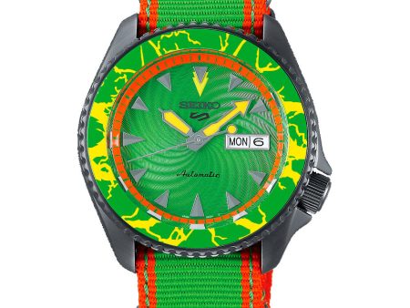 Reloj Seiko 5 Street Fighter V SRPF23K1 Blanka Metálico 42,5 mm Sale