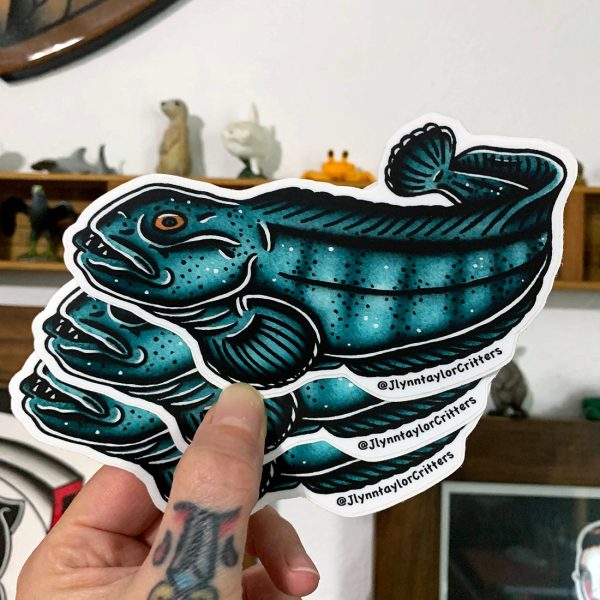 Atlantic Wolffish Sticker For Cheap