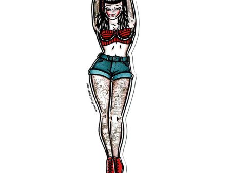 Lil  Rockabilly Pinup Sticker Supply