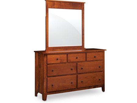 Shenandoah 7 Drawer Dresser with Mirror - Character Cherry For Discount