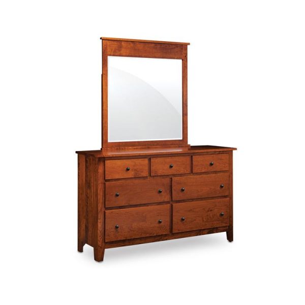 Shenandoah 7 Drawer Dresser with Mirror - Character Cherry For Discount