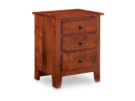 Shenandoah Nightstand with 3 Drawers - Character Cherry For Discount