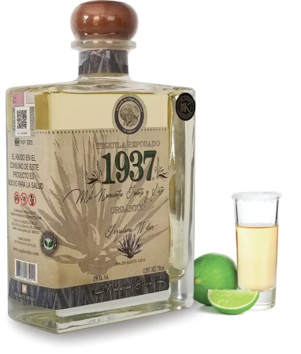 Tequila 1937 EL VIEJITO Reposado 100% Agave - 750ml 37% alc. vol. ORGÁNICO Online