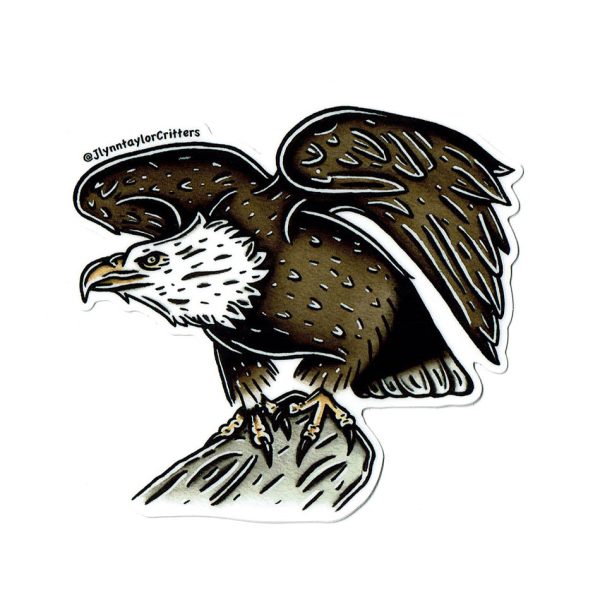 American Bald Eagle Sticker For Cheap