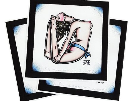 Bent Back Pinup Print Discount