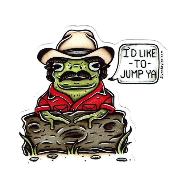 Bandit Frog Sticker Supply