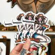 Sharpshooter Pinup Sticker Online now