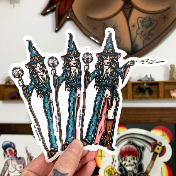 Naughty Wizard Sticker Hot on Sale