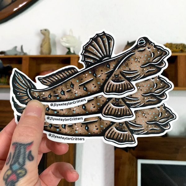 Blue-spotted Mudskipper Sticker Online Sale