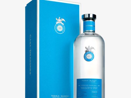 Tequila CASA DRAGONES Blanco 100% Agave - 750ml Online Hot Sale