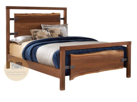 Winchester Live Edge Bed - King size Online now